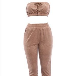 Women's 2 piece halter top set